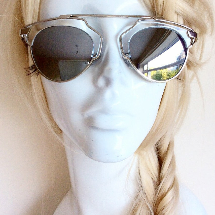 UNISEX CLEAR TOP AVIATOR SUNGLASSES