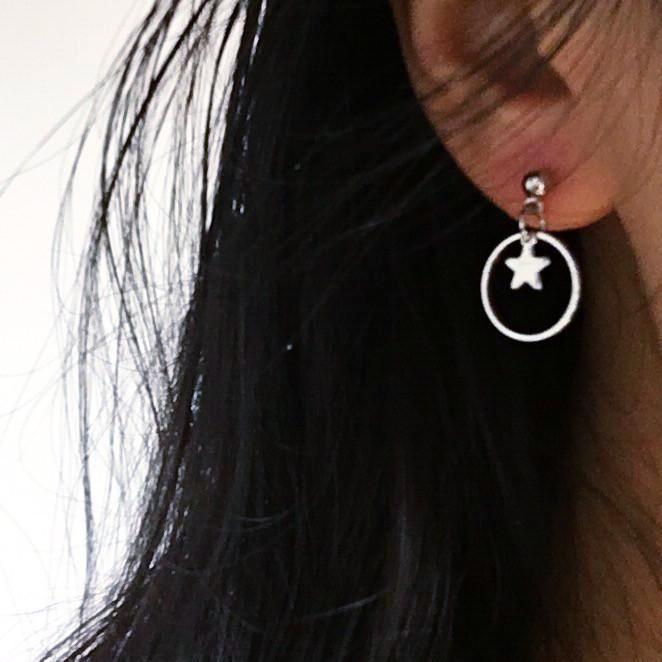 STAR RING EARRINGS