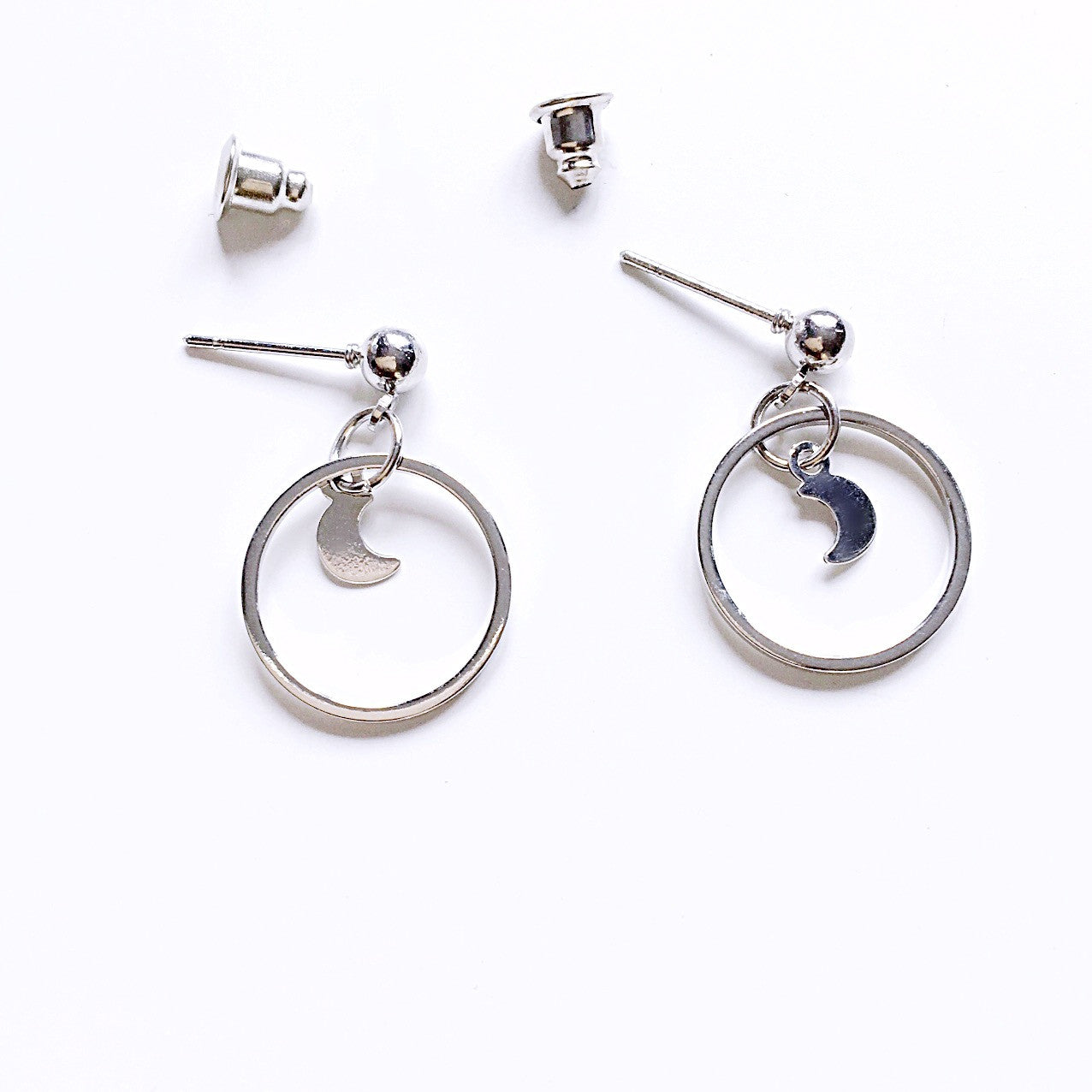 MOON RING EARRINGS
