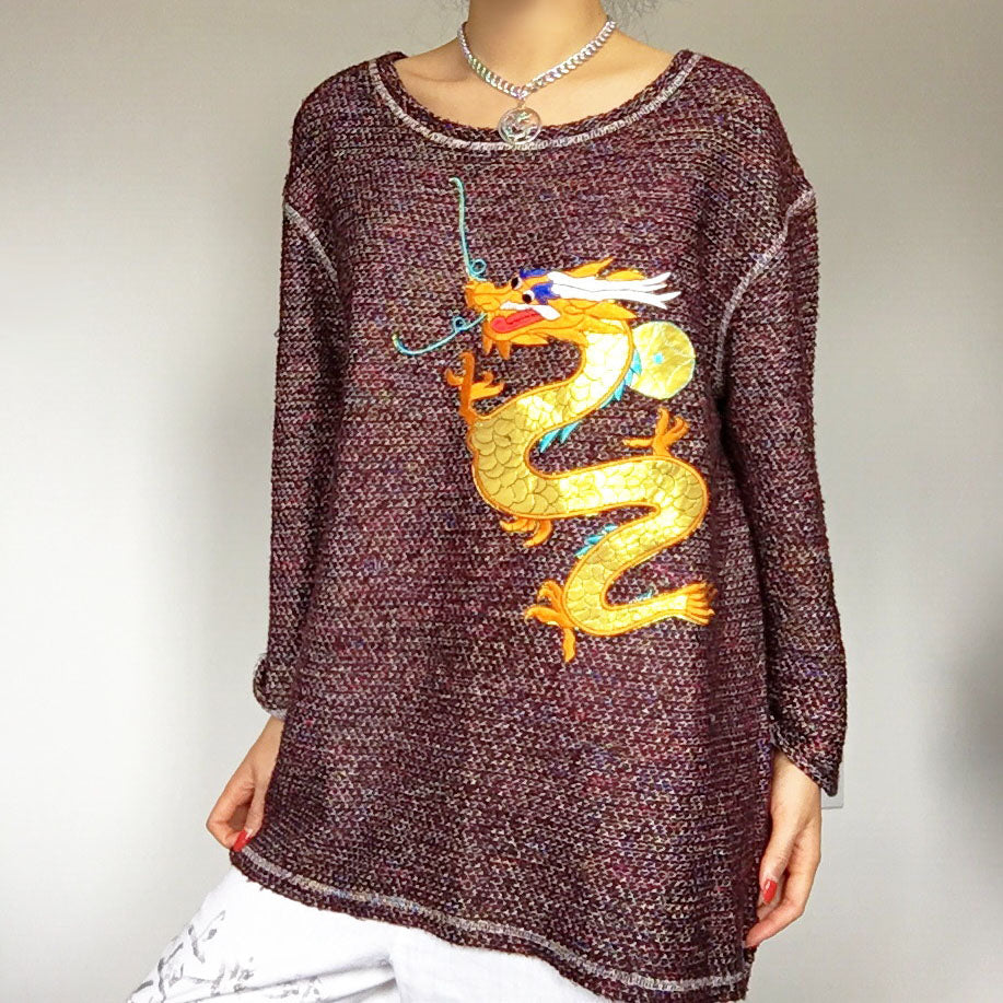 UNISEX DRAGON LONG SLEEVES JUMPER TOP