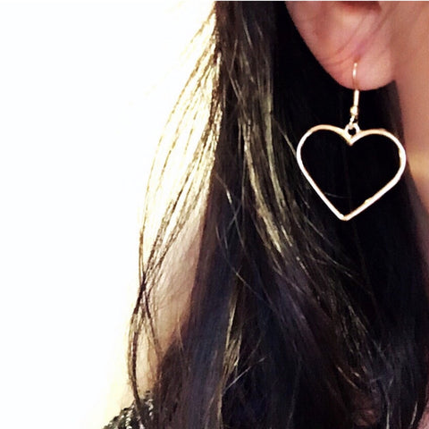 HEART PENDANT EARRINGS