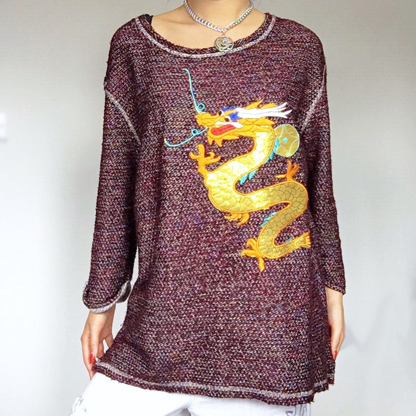 UNISEX DRAGON LONG SLEEVES JUMPER TOP