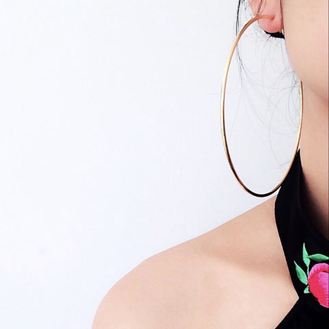 LARGE HOOP EARRINGS