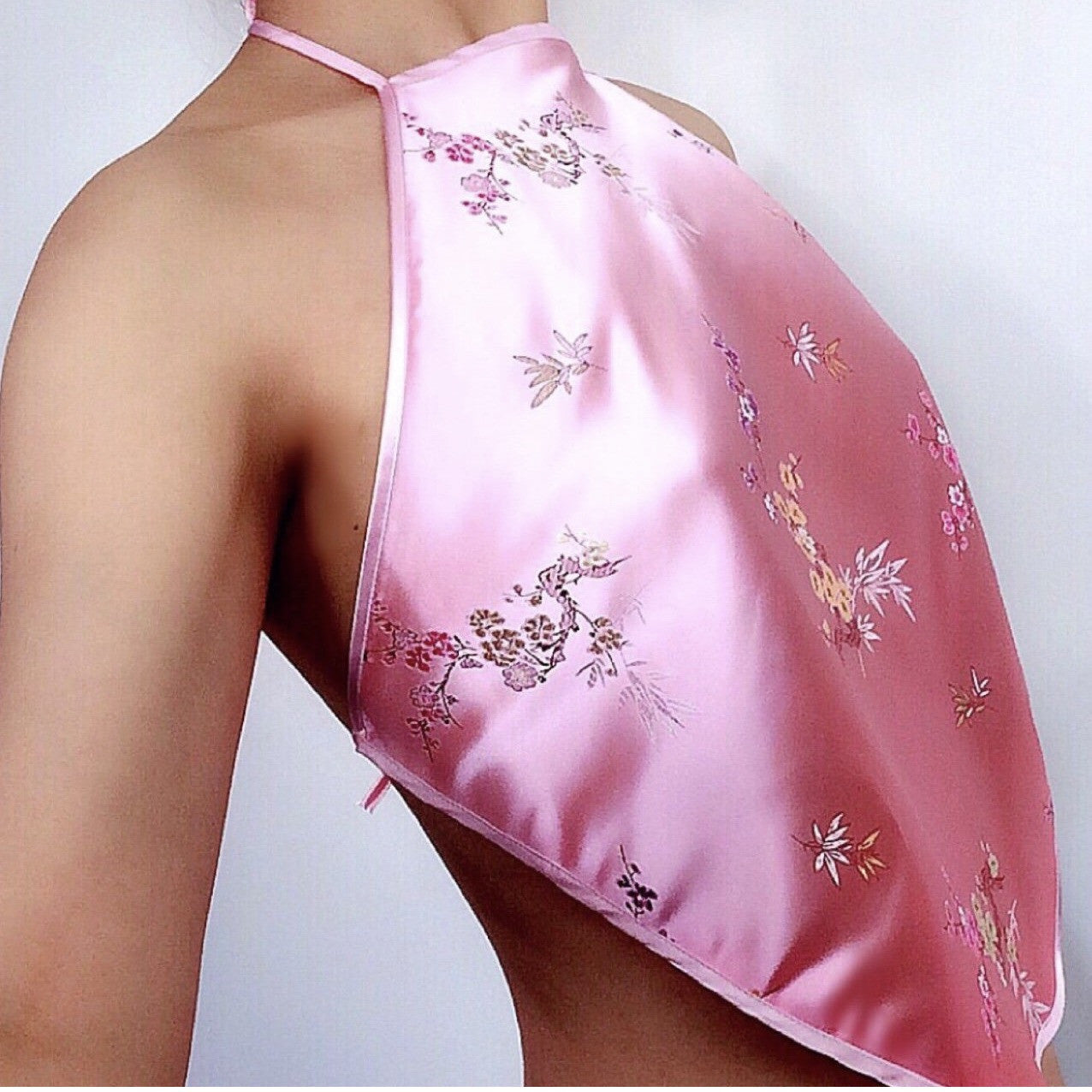 FLORAL SILKY TOP