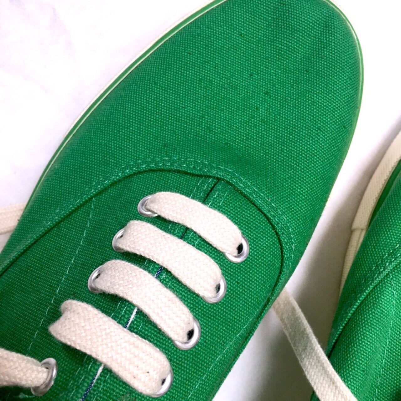 VINTAGE MEN UNISEX GREEN MARKS AND SPENCER SHOES SNEAKERS