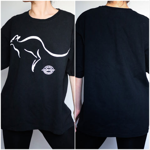 UNISEX VINTAGE UNIQUE KANGAROOS AUSTRALIAN COTTON SHORT SLEEVES TEE TOP