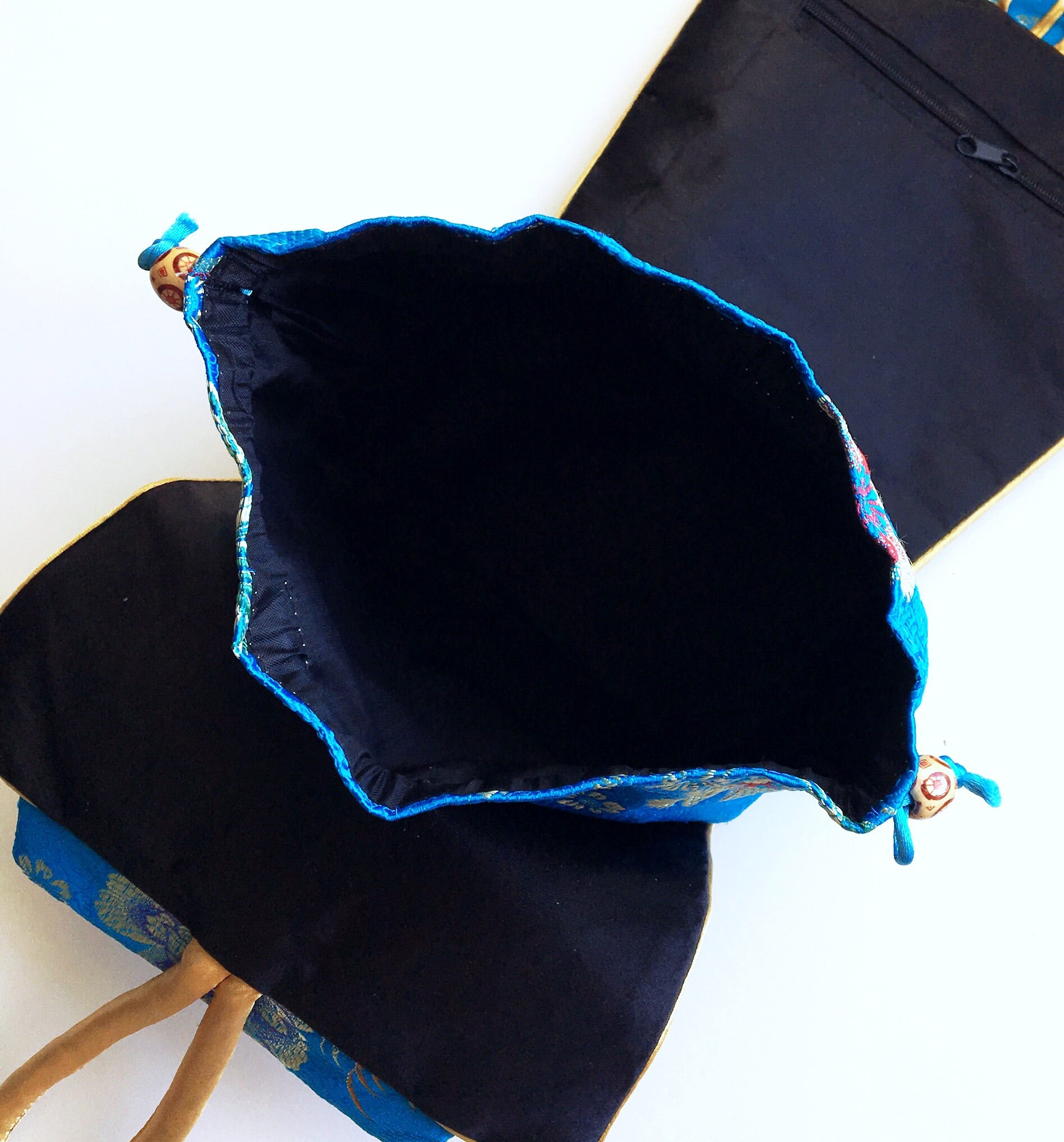 SILKY FLORAL HANDBAG BAG