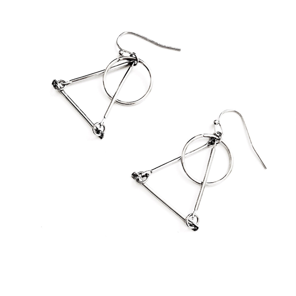 TRIANGLE RING EARRINGS