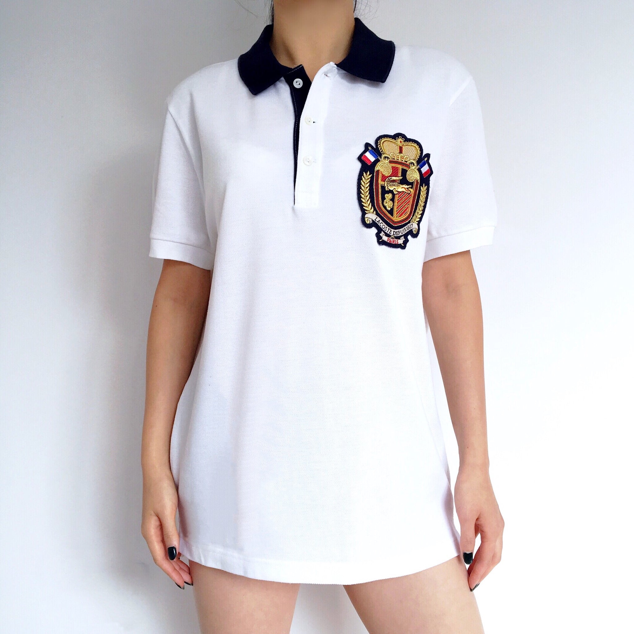 UNISEX MEN VINTAGE PARIS LACOSTE COTTON TEE