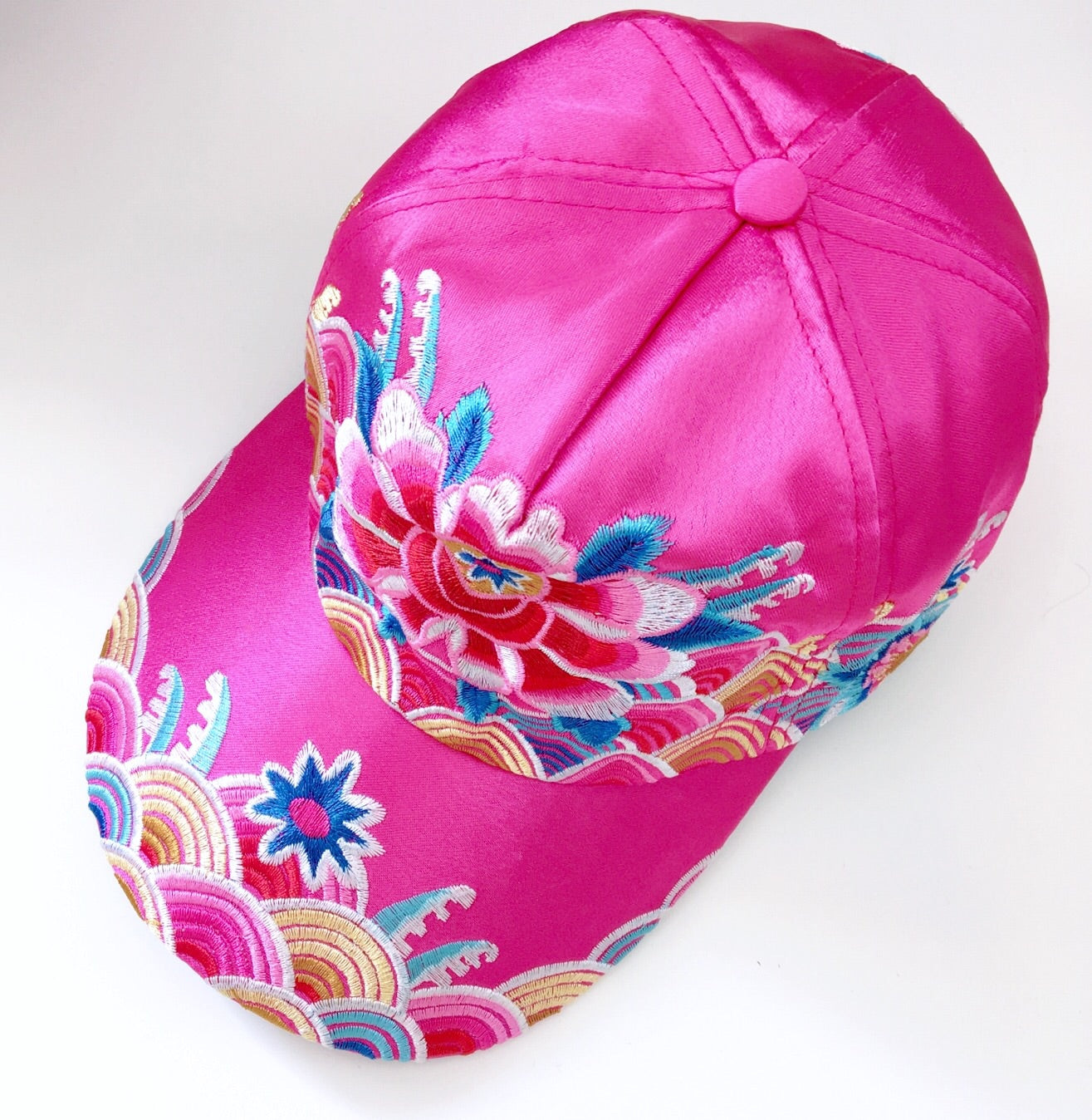 WAVES FLORAL CAP HAT