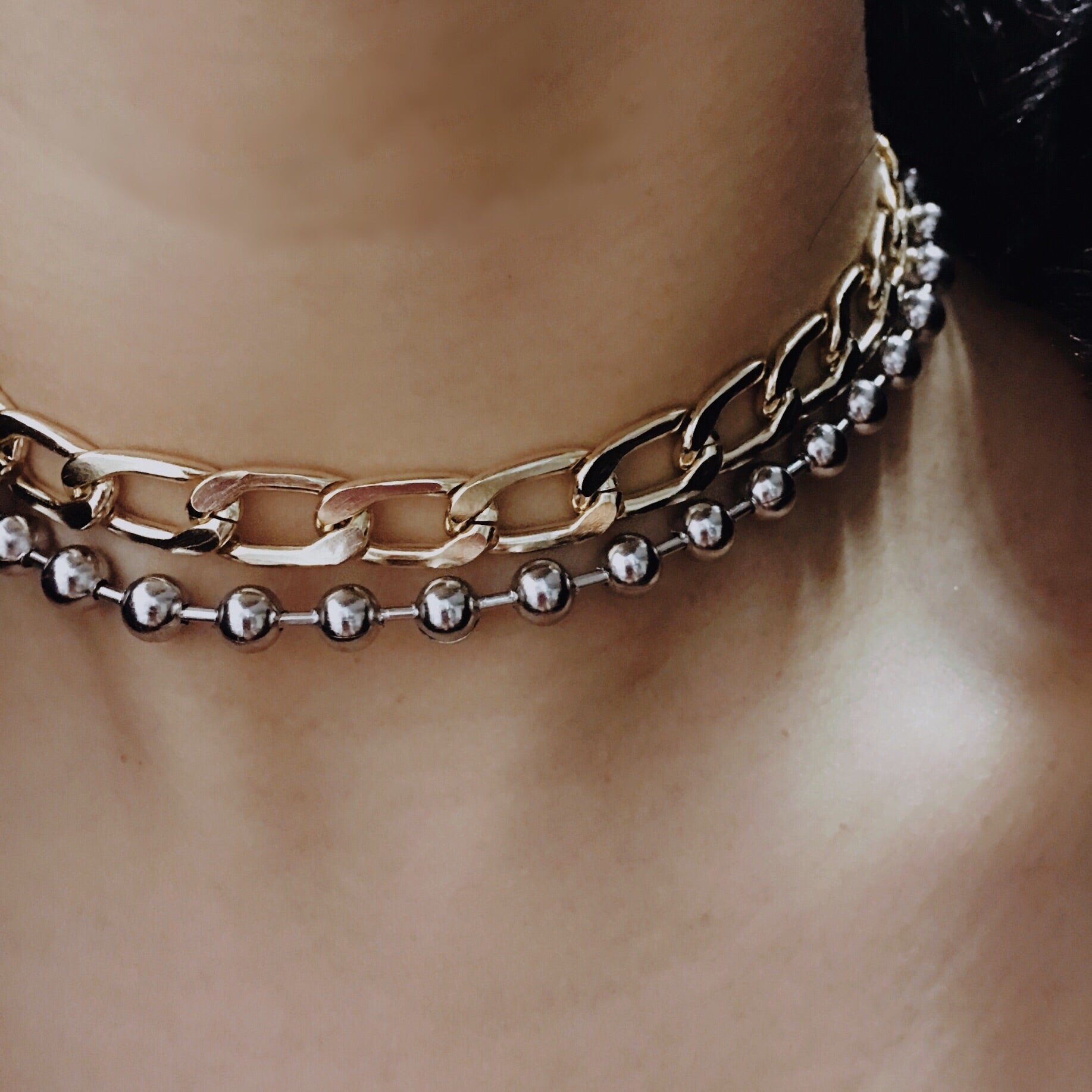 FAYA CHAIN CHOKER NECKLACE