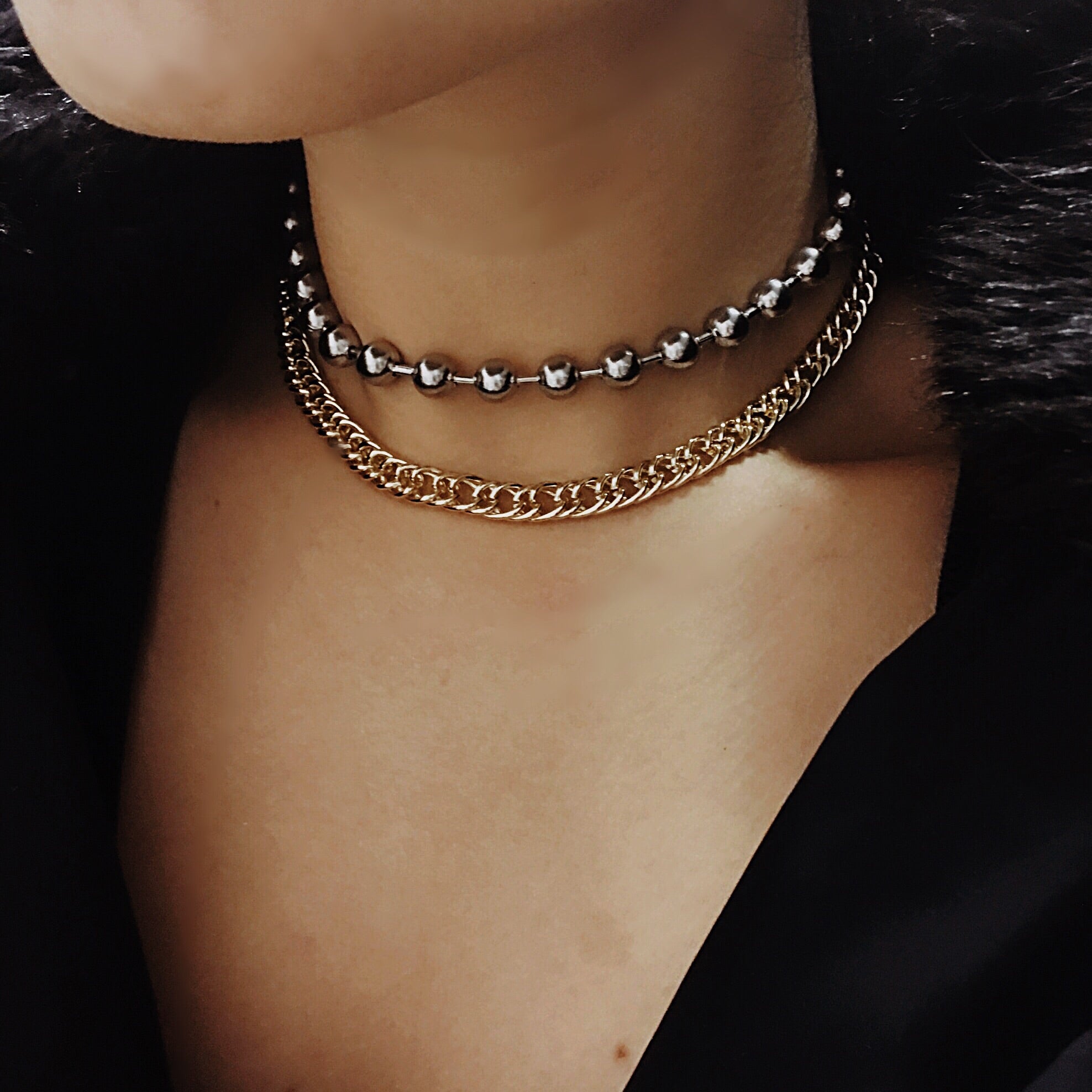 SIYA CHAIN CHOKER NECKLACE