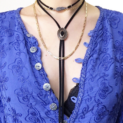 SIMPLE LONG CHAIN NECKLACE