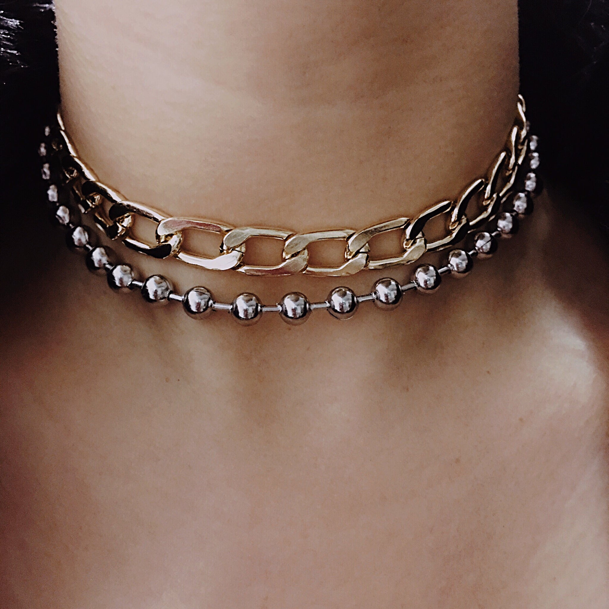 FAYA CHAIN CHOKER NECKLACE