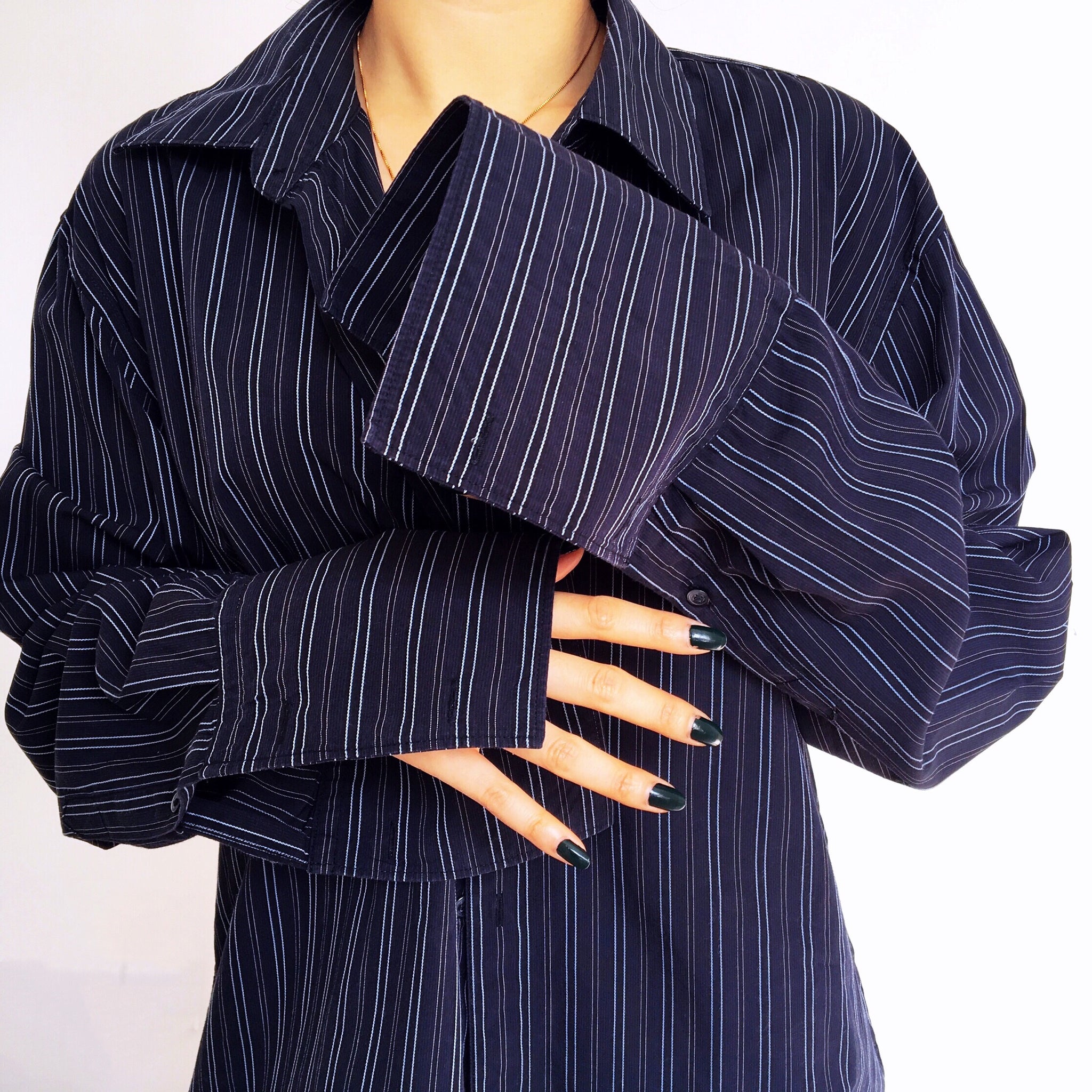 MEN UNISEX CALVIN KLEIN LONG SLEEVES COTTON SHIRT TOP