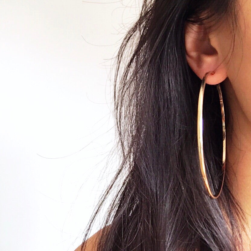 LARGE HOOP EARRINGS