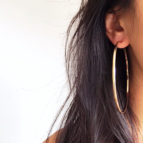 LARGE HOOP EARRINGS