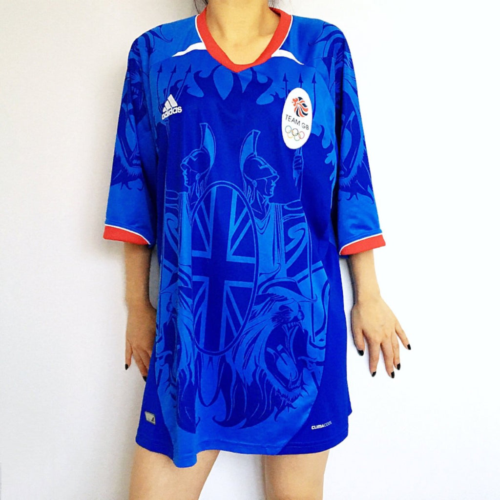 UNISEX GB TEAM ADIDAS OLYMPIC FOOTBALL MEN TEE TOP
