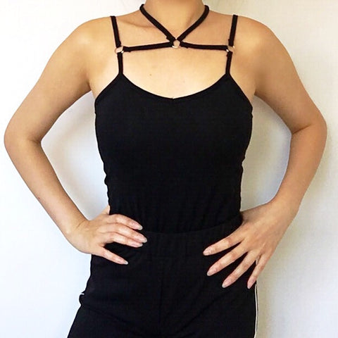 RING STRAPS CAMI VEST TOP