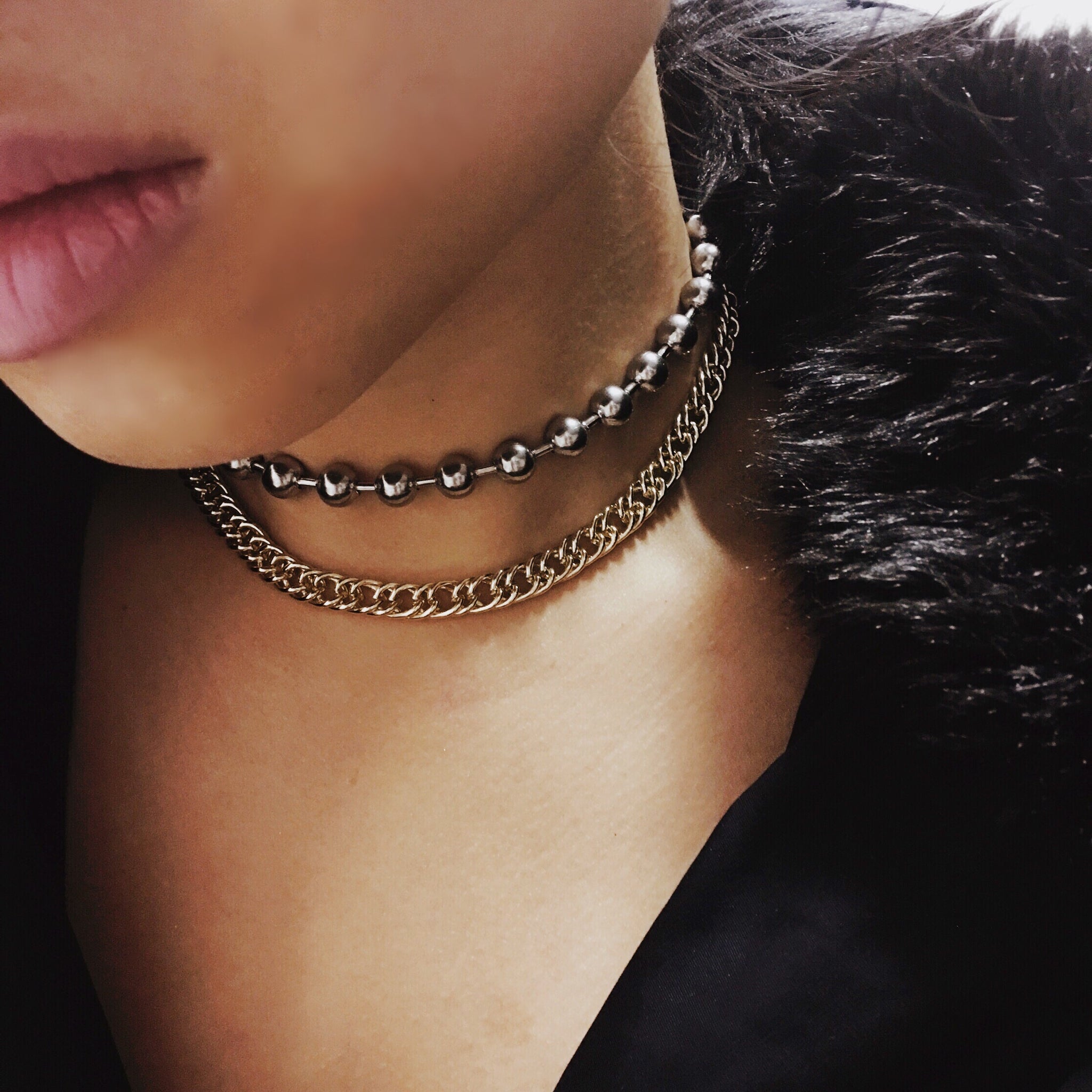 SIYA CHAIN CHOKER NECKLACE