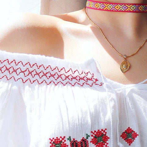 TRIBAL BOHO CHOKER NECKLACE