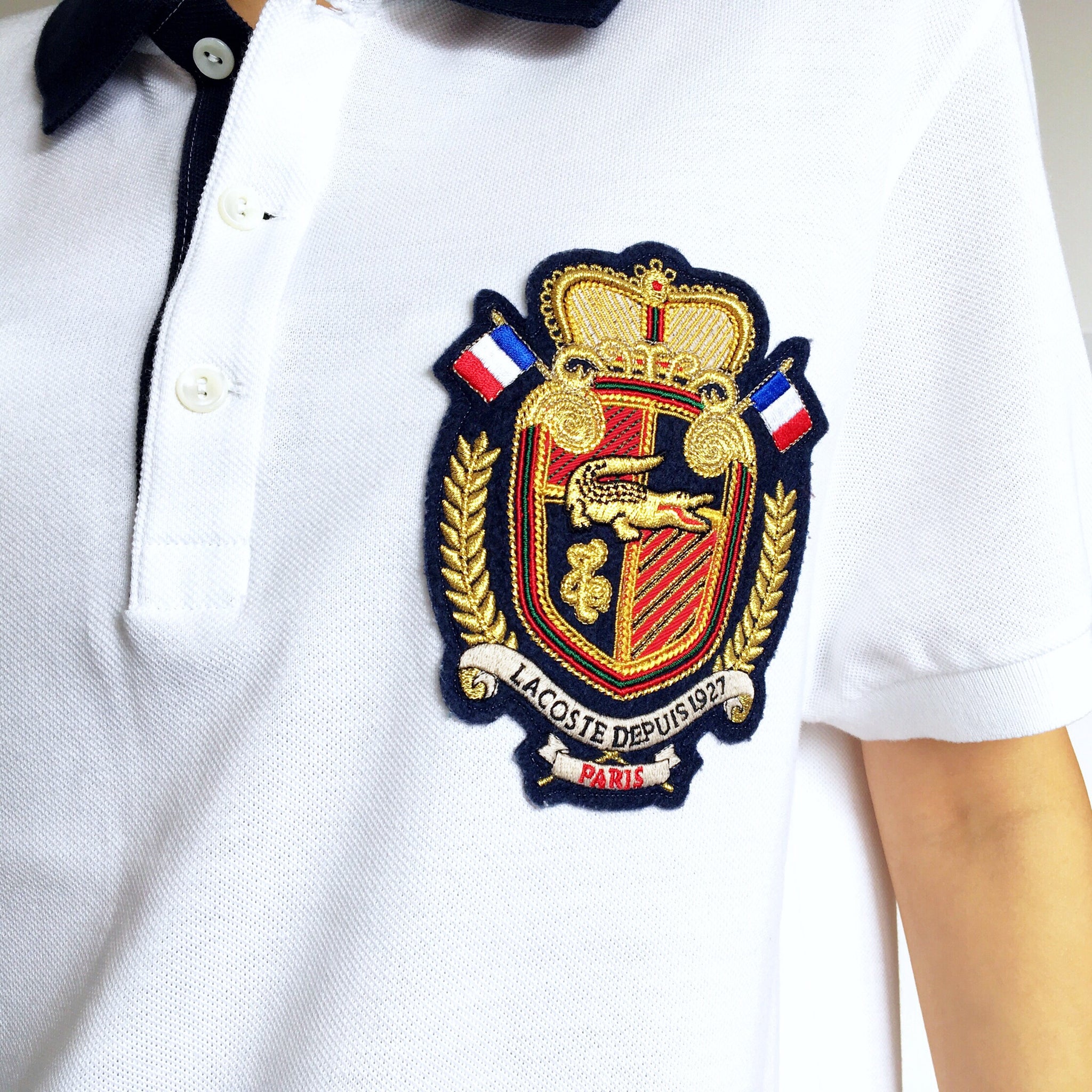 UNISEX MEN VINTAGE PARIS LACOSTE COTTON TEE