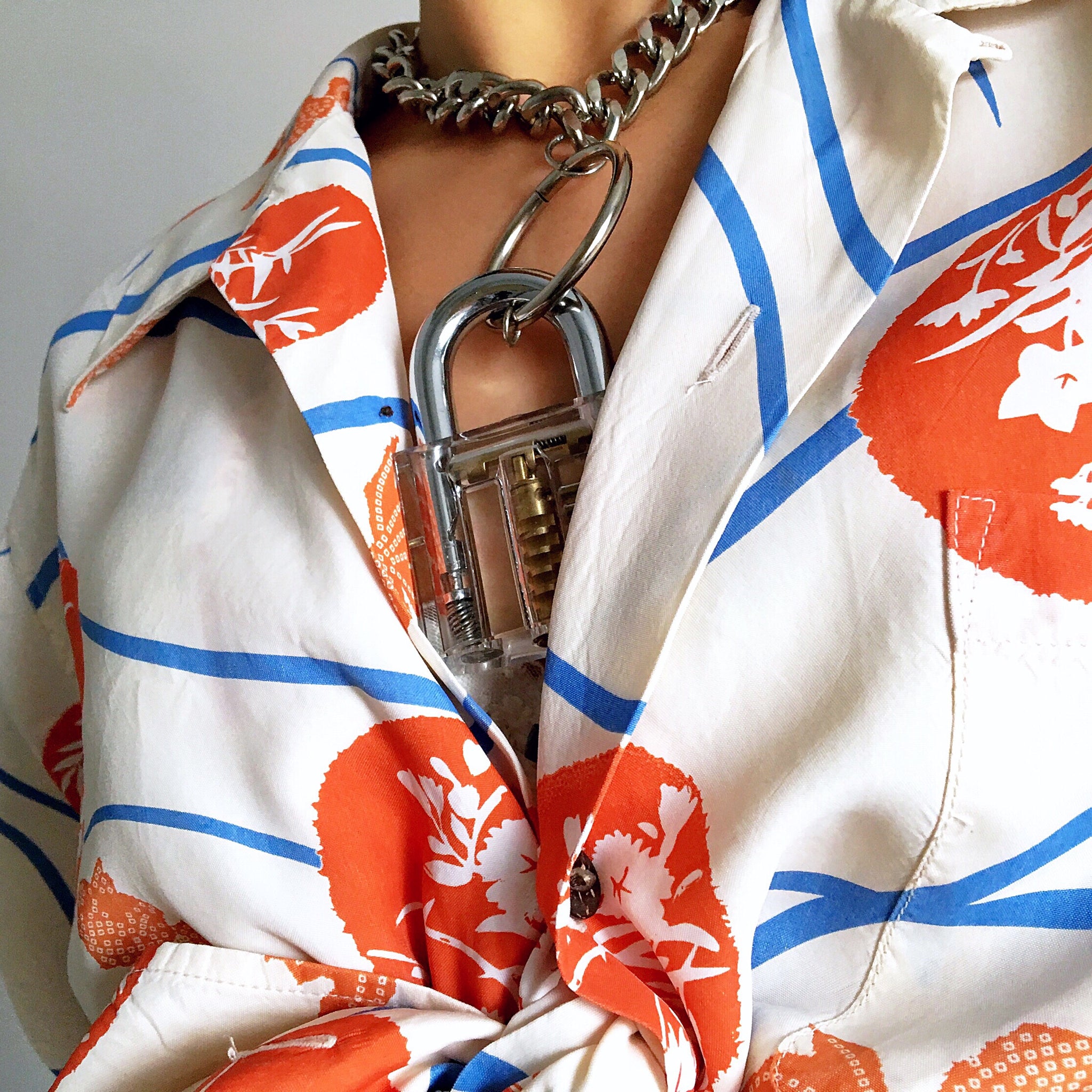 90S Y2K VINTAGE UNISEX JAPANESE  GOLD FISH  SHIRT TOP