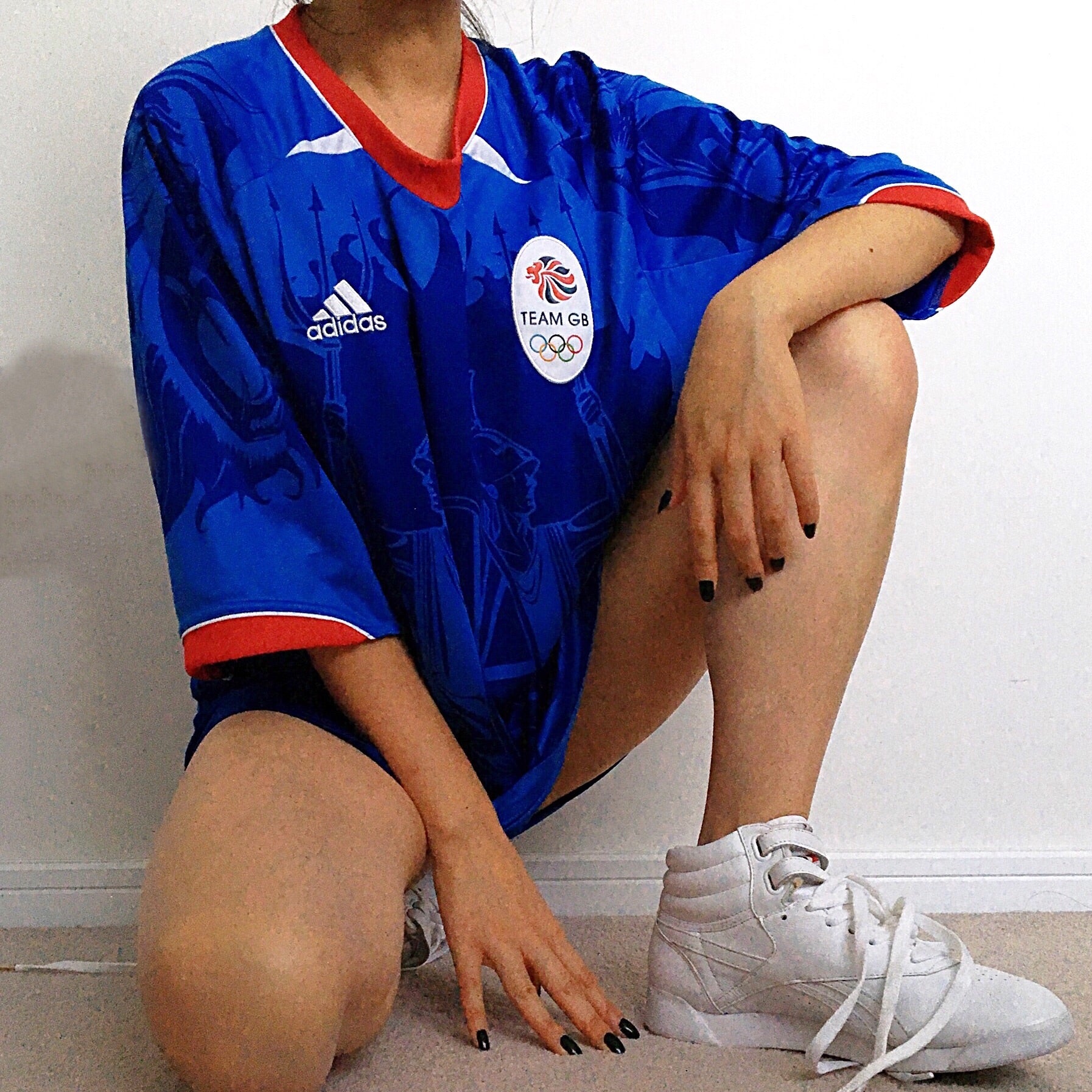 UNISEX GB TEAM ADIDAS OLYMPIC FOOTBALL MEN TEE TOP