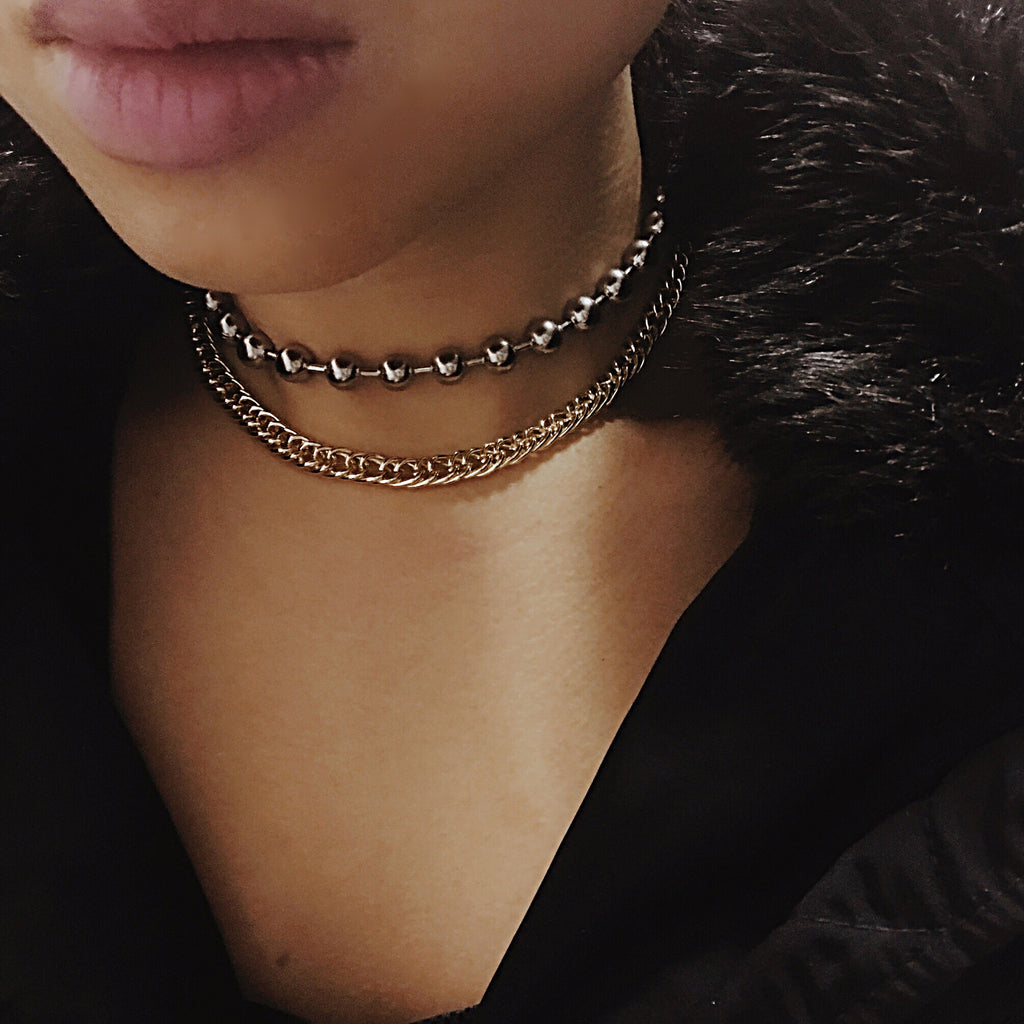 SIYA CHAIN CHOKER NECKLACE